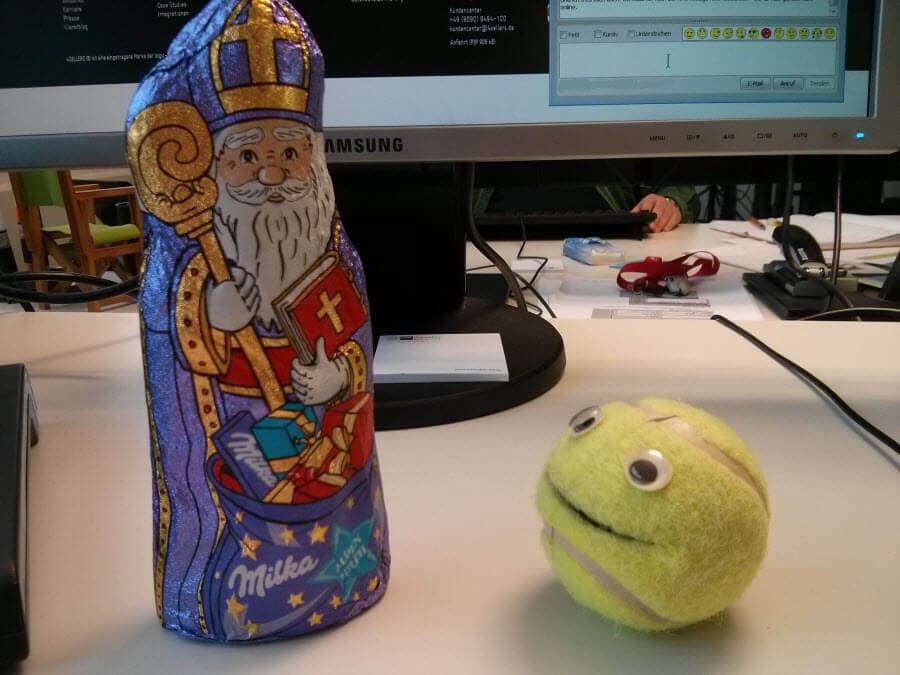 Nikolaus und Ball kun